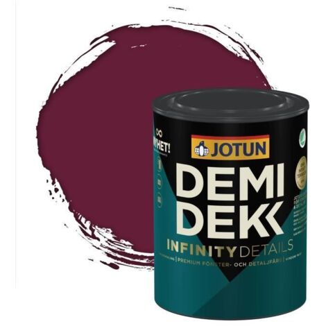 Peinture Bois - JOTUN - Lasure Opaque Satinée - RAL 4004 - Violet Bordeaux - 0,75L