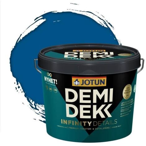 Peinture Bois - JOTUN - Lasure Opaque Satinée - RAL 5005 - Bleu de Sécurité - 3L