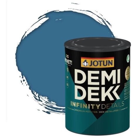 Peinture Bois - JOTUN - Lasure Opaque Satinée - RAL 5007 - Bleu Brillant - 0,75L