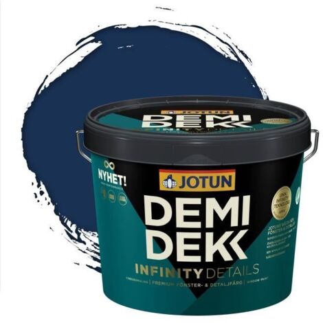 Peinture Bois - JOTUN - Lasure Opaque Satinée - RAL 5013 - Bleu Cobalt - 3L