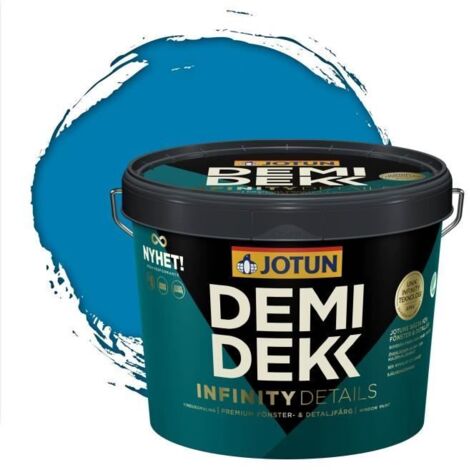 Peinture Bois - JOTUN - Lasure Opaque Satinée - RAL 5015 - Bleu Ciel - 3L