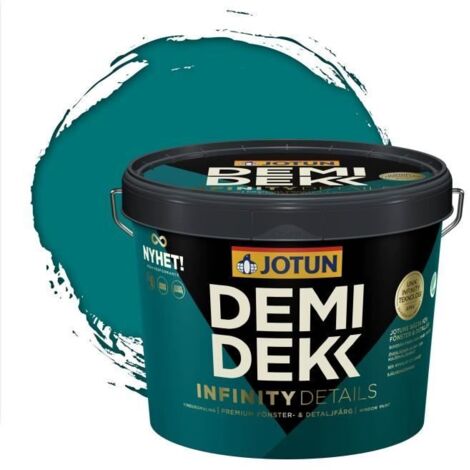 Peinture Bois - JOTUN - Lasure Opaque Satinée - RAL 5021 - Bleu D'eau - 3L