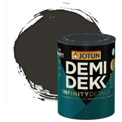 Peinture Bois - JOTUN - Lasure Opaque Satinée - RAL 6008 - Vert Brun - 0,75L