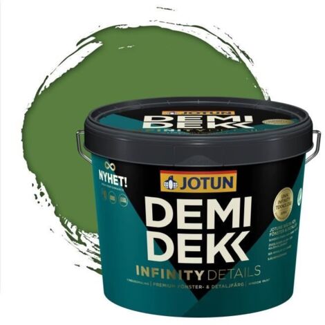 Peinture Bois - JOTUN - Lasure Opaque Satinée - RAL 6017 - Vert Mai - 3L