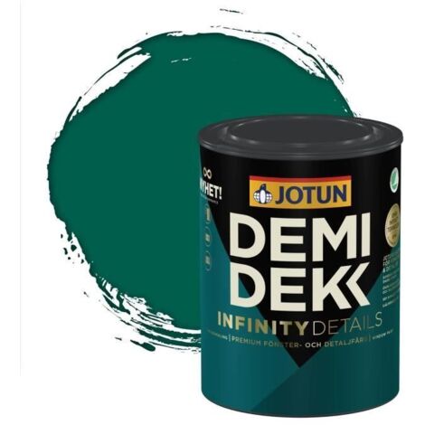 Peinture Bois - JOTUN - Lasure Opaque Satinée - RAL 6026 - Vert Opale - 0,75L