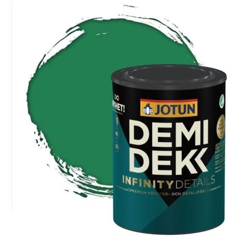 Peinture Bois - JOTUN - Lasure Opaque Satinée - RAL 6032 - Vert de Sécurité - 0,75L