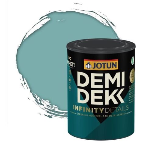 Peinture Bois - JOTUN - Lasure Opaque Satinée - RAL 6034 - Turquoise Pastel - 0,75L
