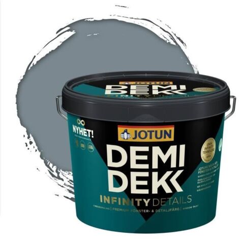 Peinture Bois - JOTUN - Lasure Opaque Satinée - RAL 7000 - Gris Petit-Gris - 3L