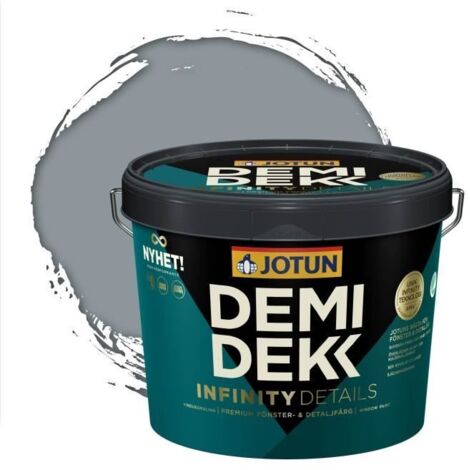 Peinture Bois - JOTUN - Lasure Opaque Satinée - RAL 7001 - Gris Argent - 3L