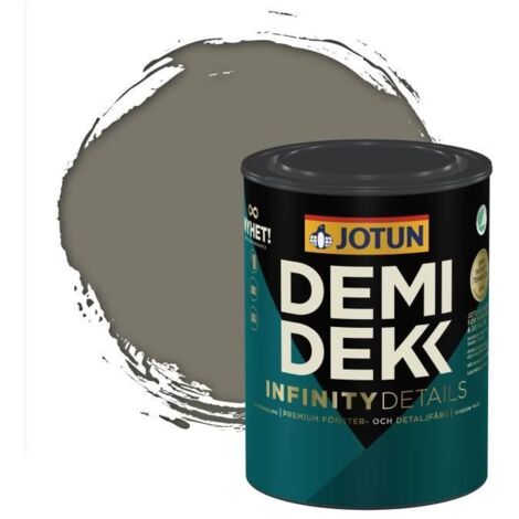 Peinture Bois - JOTUN - Lasure Opaque Satinée - RAL 7003 - Gris Mousse - 0,75L