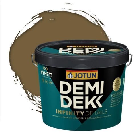 Peinture Bois - JOTUN - Lasure Opaque Satinée - RAL 7008 - Gris Kaki - 3L