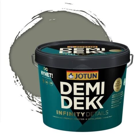 Peinture Bois - JOTUN - Lasure Opaque Satinée - RAL 7033 - Gris Ciment - 3L