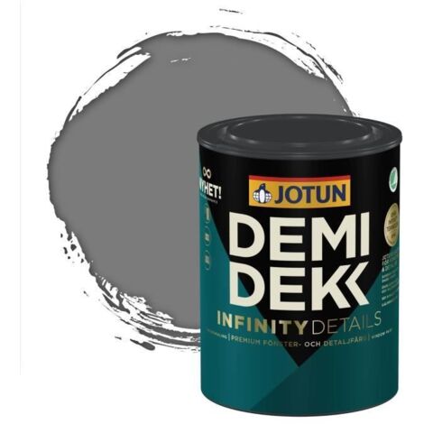 Peinture Bois - JOTUN - Lasure Opaque Satinée - RAL 7037 - Gris Poussière - 0,75L