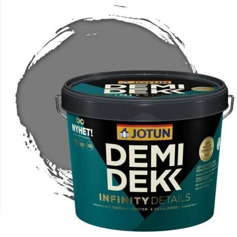 Peinture Bois - JOTUN - Lasure Opaque Satinée - RAL 7037 - Gris Poussière - 3L