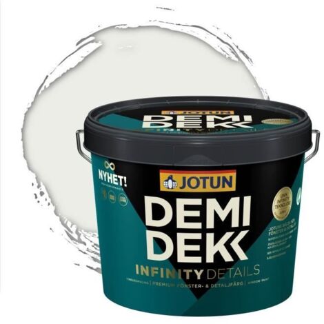 Peinture Bois - JOTUN - Lasure Opaque Satinée - RAL 9003 - Blanc de Sécurité - 3L