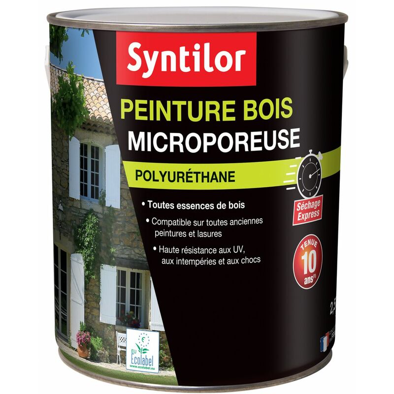 Peinture bois microporeuse rouge basque ral 3004