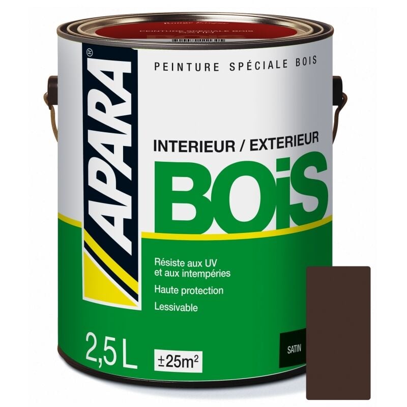 Peinture Bois Satin Apara 442f29 2.5 litres