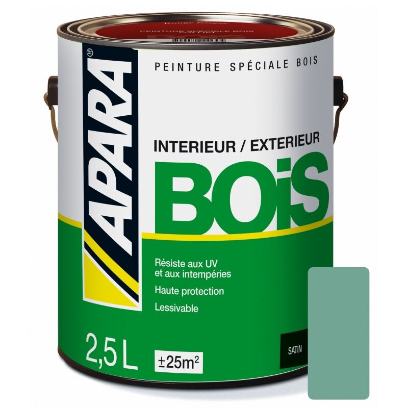 Peinture Bois Satin Apara 72A594 2.5 litres
