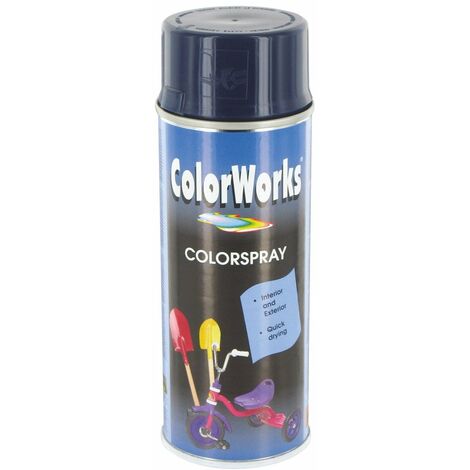 Peinture Brillante Aérosol 400ml  Bleu Fonce