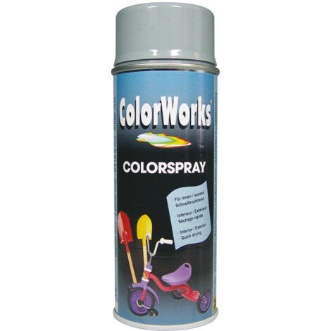 Peinture Brillante Aérosol 400ml Br Gris Arg