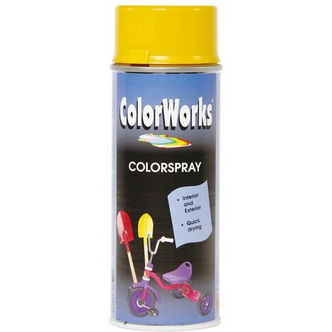 Peinture Brillante Aérosol 400ml Br Jaune Or