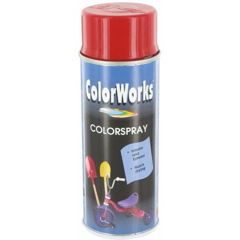 Peinture Brillante Aérosol 400ml Br Roug Clr