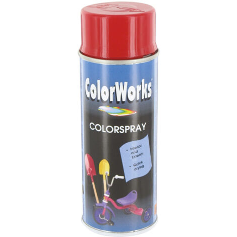 Peinture Brillante Aérosol 400ml Br Roug Clr