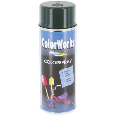 Peinture brillante aérosol 400ml br vert fon