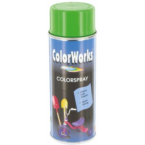 Peinture Brillante Aérosol 400ml Vert Prairi