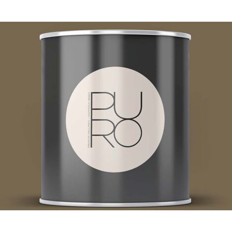 Peinture brun apaisant mat moderne et résistante Peinture satinée facile à appliquer Peinture PURO Premium C7014 1L