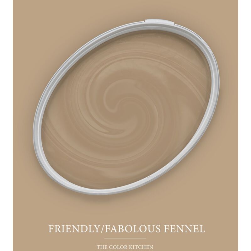 Peinture brun beige mat moderne et résistante Peinture facile à appliquer Peinture The Color Kitchen TCK6005 2,5L - Marron