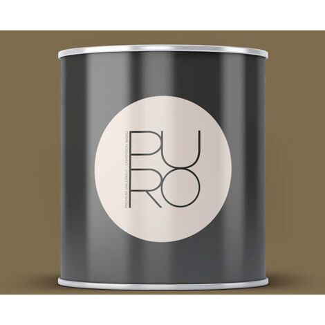 Peinture brun doux mat moderne et résistante Peinture satinée facile à appliquer Peinture PURO Premium C7013 1L