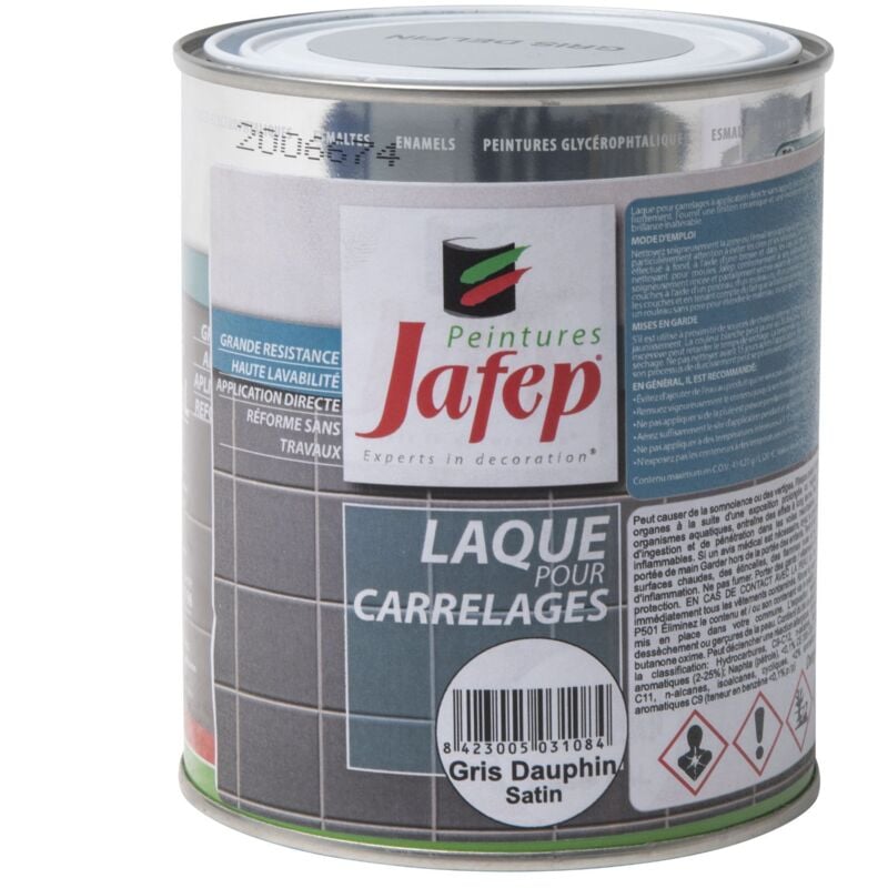 Peinture carrelage gris dauphin 750ml