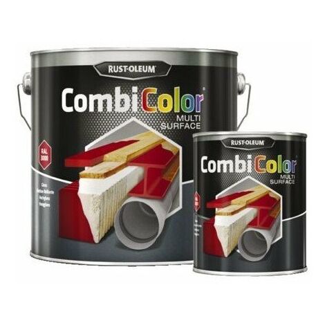 Peinture combicolor multi-surface brillantcoloris ral : 7001gris cdt : 0,75 l couleur