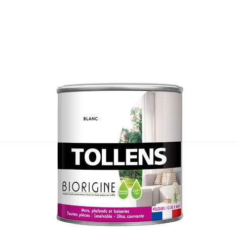 Peinture Couleurs Haute Performance à Base de Résine Biosourcée - Tollens - Pour Murs, Plafonds, Boiseries