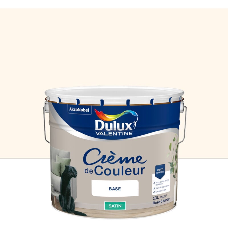 Peinture Crème De Couleur Satin Falaise 10L Dulux Valentine