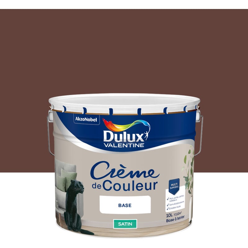 Peinture Crème De Couleur Satin Truffe Gourmande 10L - Dulux Valentine