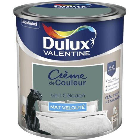 Peinture Crème De Couleur Mat Vert Céladon 0,5 L - Dulux Valentine