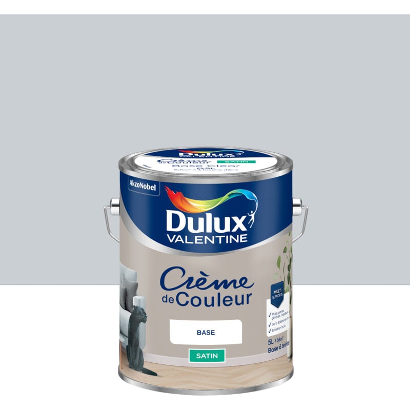 Dulux Valentine - Peinture Crème De Couleur Satin Hammam 5L