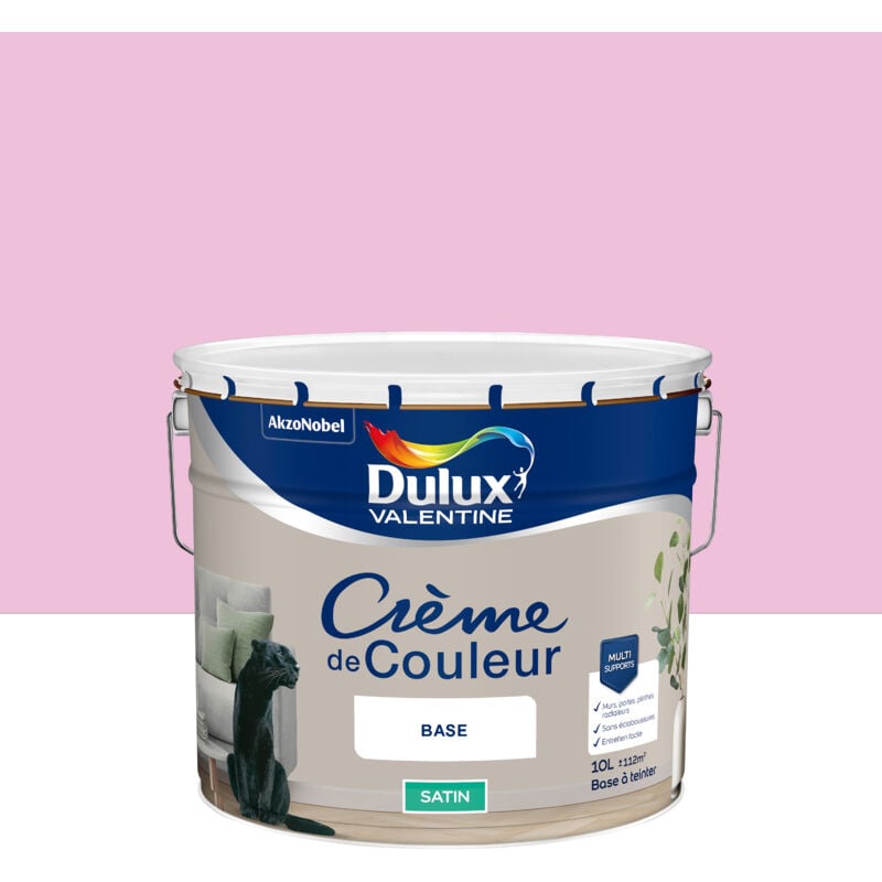 Dulux Valentine - Peinture Crème De Couleur Satin Baby Doll 10L