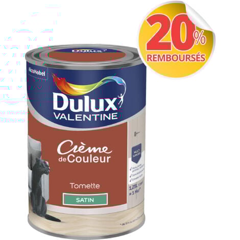 Peinture Crème De Couleur Satin Tomette 1,25 L - Dulux Valentine