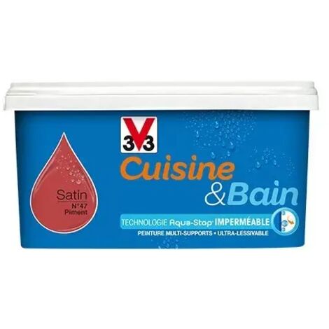 Peinture Cuisine & Bain V33 Piment n°47 2 L