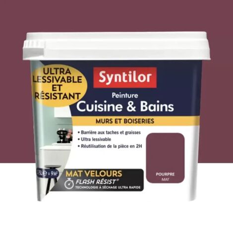 Peinture Cuisine & Bains SYNTILOR Pourpre 0,75 L