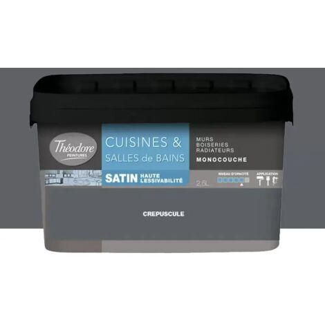 PEINTURES THEODORE Peinture Cuisines & Salles de Bains Théodore Crépuscule 2,5 L