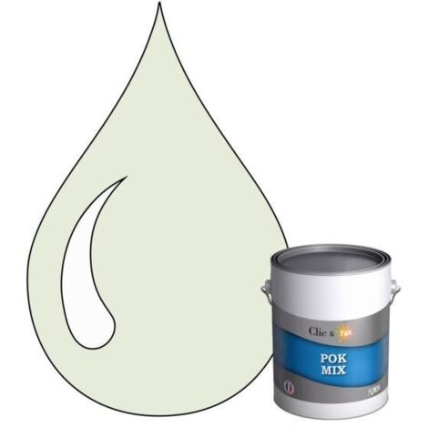Peinture d'Accroche et Finition 2 en 1 - POK - POK MIX Noir & Blanc - Acrylique Satinée - 1L - RAL 9002