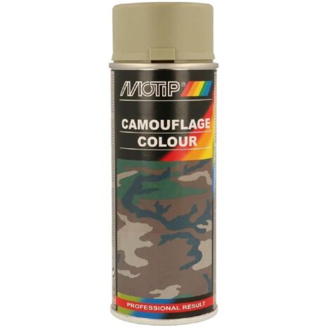 PEINTURE DE CAMOUFLAGE GRISE AEROSOL 400ML MOTIP