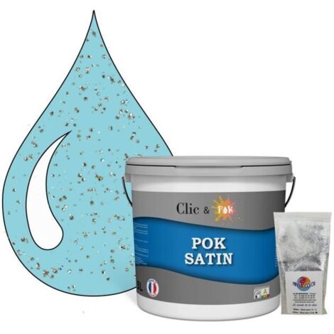 Peinture de Finition Acrylique Effet Pailleté - Tahiti - 5L - Satiné - Intérieur
