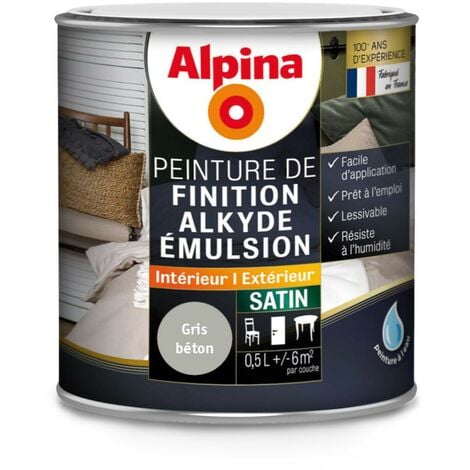 Peinture de finition alkyde satin 0.5L
