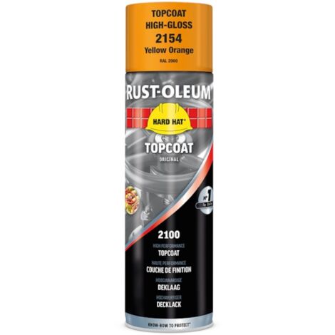 Peinture de finition Hard Hat - RUST-OLEUM - Orange signalisation ral 2000