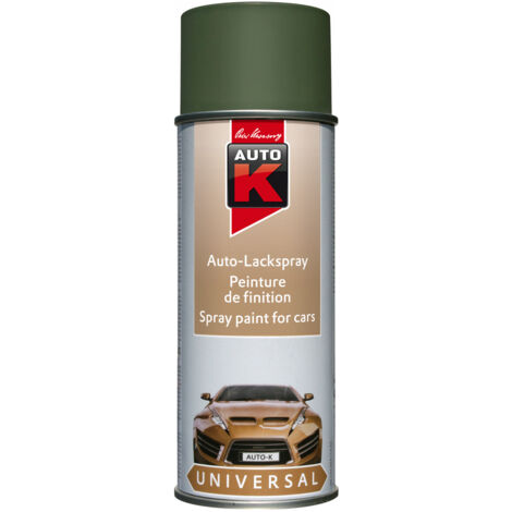 Peinture de Finition Vert Militaire Aérosol 400ml - AUTO K